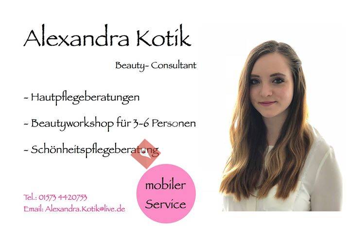 Alexandra Kotik, Selbstständige Schönheits-Consultant mit Mary Kay