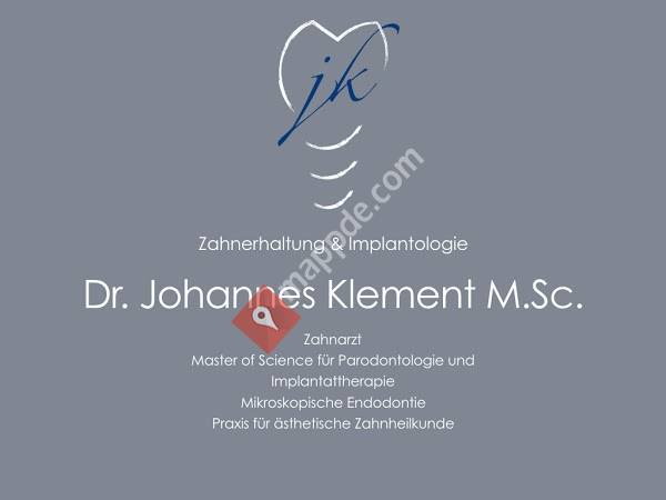 Dr. med. dent. Johannes Klement M.Sc.