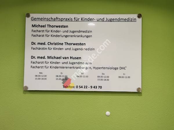 Facharztpraxis für Kinder-und Jugendmedizin Michael Thorwesten, Christine Thorwesten und Michael van Husen