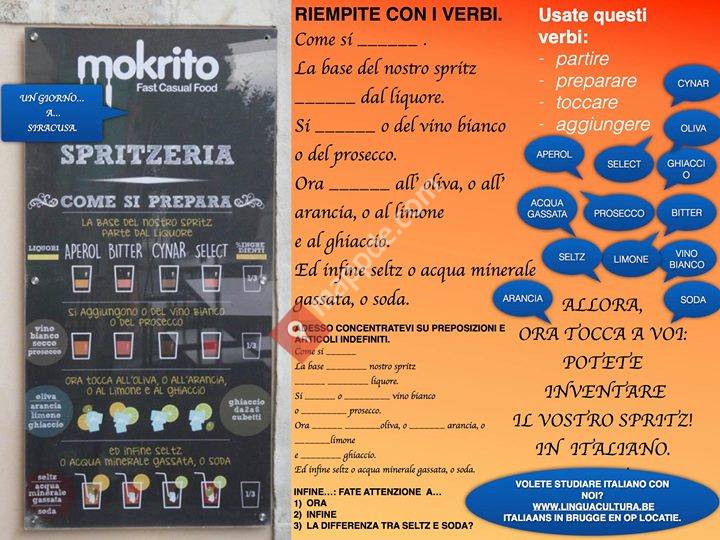 Italiaans te Brugge, Oostende en omgeving.