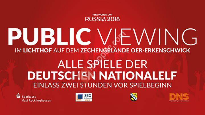 Public Viewing auf EF - Zechengelände Oer-Erkenschwick