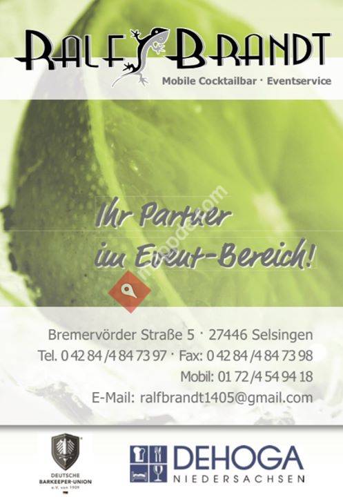 Ralf Brandt Cocktail & Eventservice