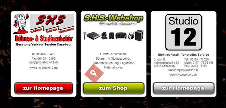 S.H.S. Bühnen-& Studiozubehör